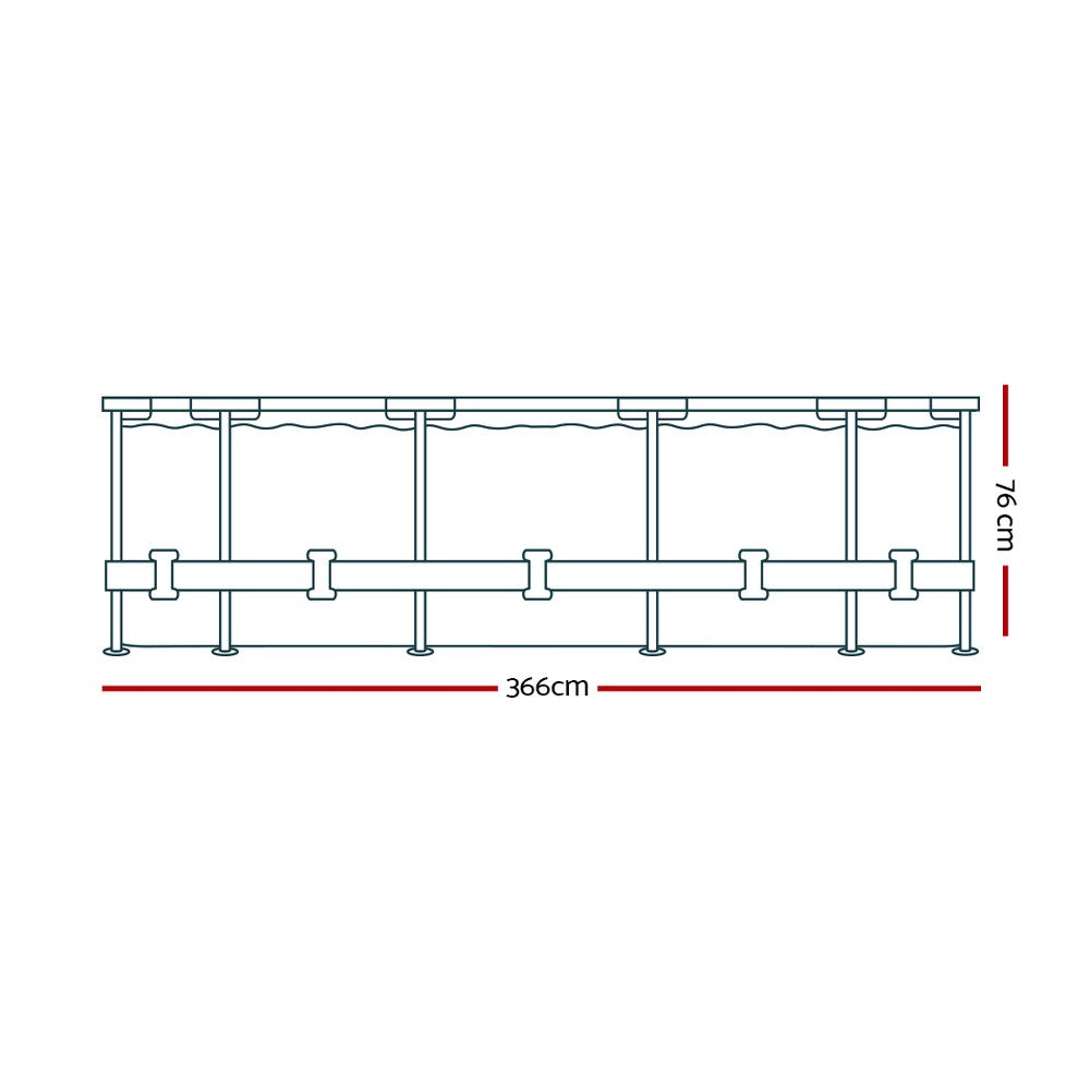Swimming Pool Above Ground Pools Filter Pump 3.66M