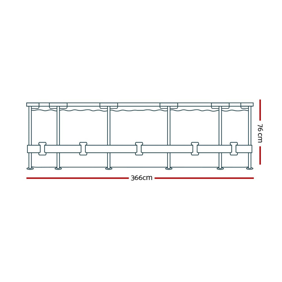 Swimming Pool Above Ground Pools Filter Pump 3.66M