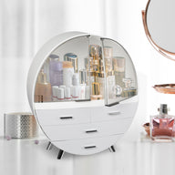 Makeup Holder Organiser Cosmetic Case Drawer Jewellery Desktop Storage Box Grey