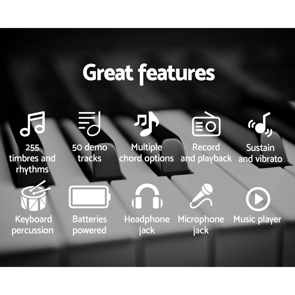 61 Keys Electronic Piano Keyboard LED Electric