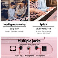 61 Key Lighted Electronic Piano Keyboard Electric
