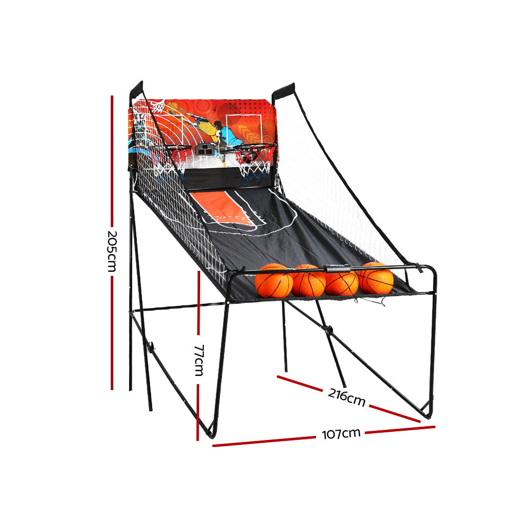Arcade Basketball Game Double shooting Electronic Scoring Folding Outdoor Kids - SM Everyday Living