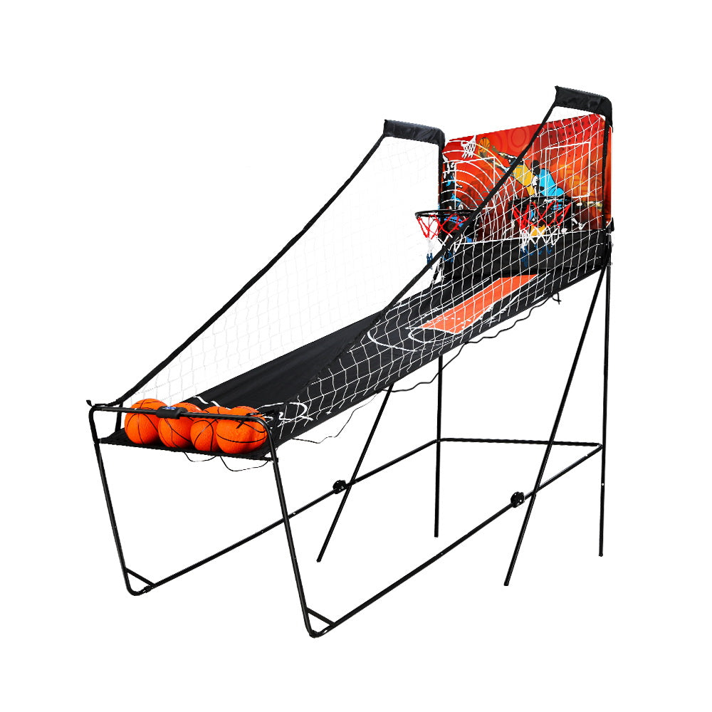 Arcade Basketball Game Double shooting Electronic Scoring Folding Outdoor Kids - SM Everyday Living
