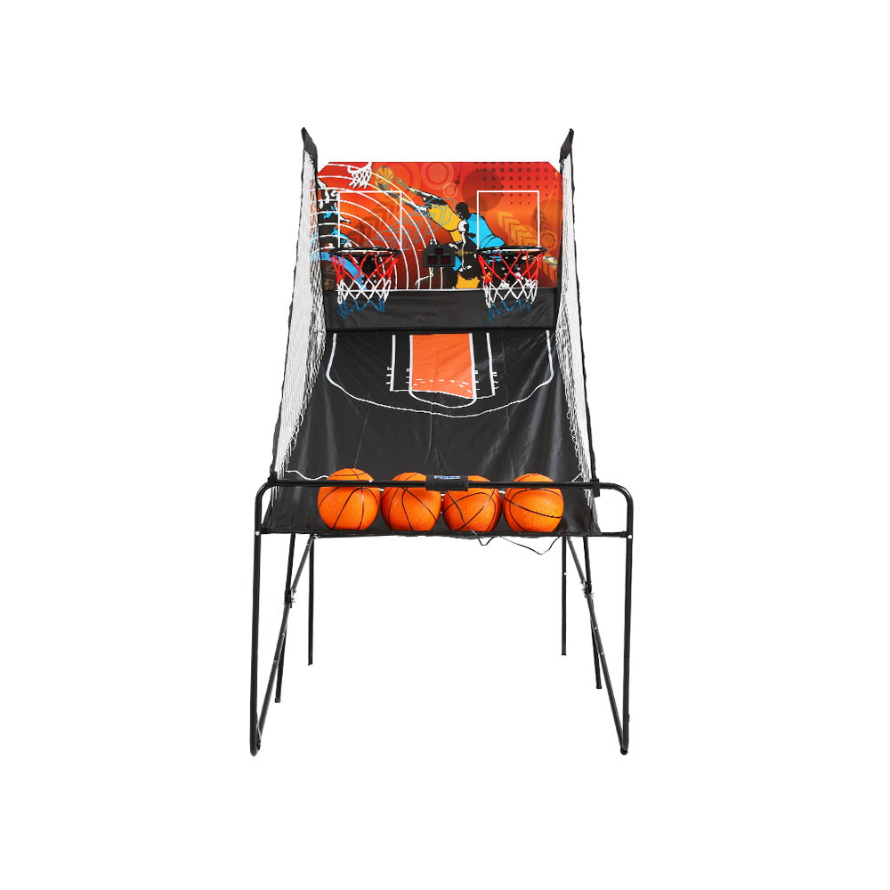 Arcade Basketball Game Double shooting Electronic Scoring Folding Outdoor Kids - SM Everyday Living