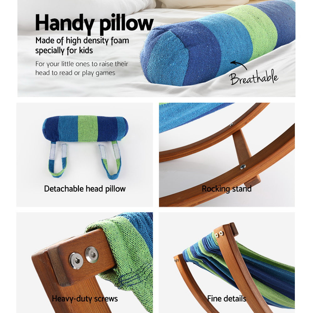 Kids Hammock Chair Swing with Pillow