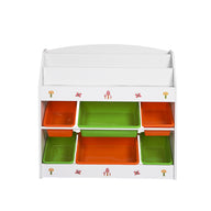 Kids Toy Box Organiser Bookshelf 6 Bins