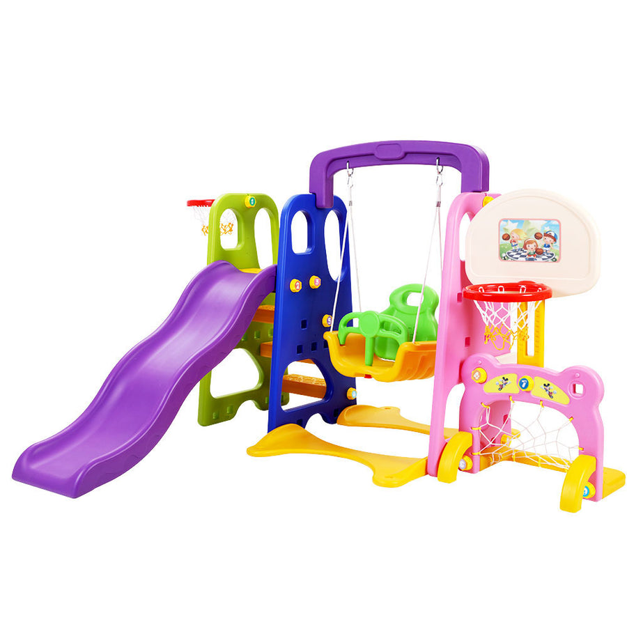 Kids 7-in-1 Slide Swing
