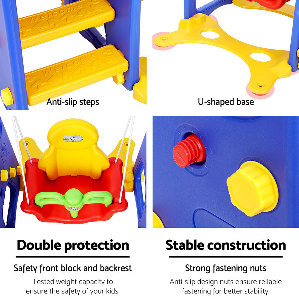 Kids 3-in-1 Slide Swing