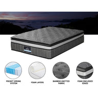 Mattress Pocket Mini Spring Mattresses Medium Firm Bed Double