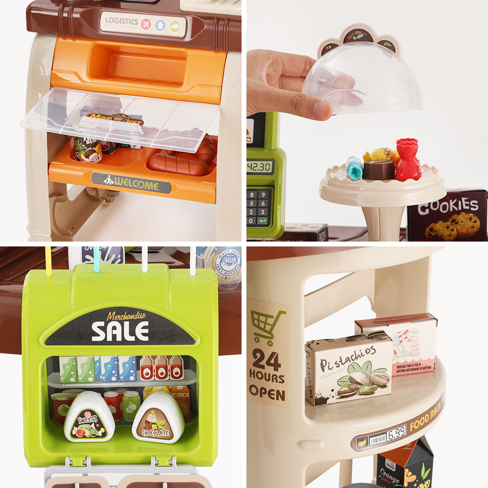 Kids Supermarket Pretend Role Play Shop Grocery