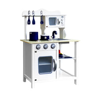 18 Piece Kids Kitchen Play Set - White