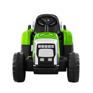Ride On Car Tractor Trailer Electric Cars 12V Battery Green - SM Everyday Living