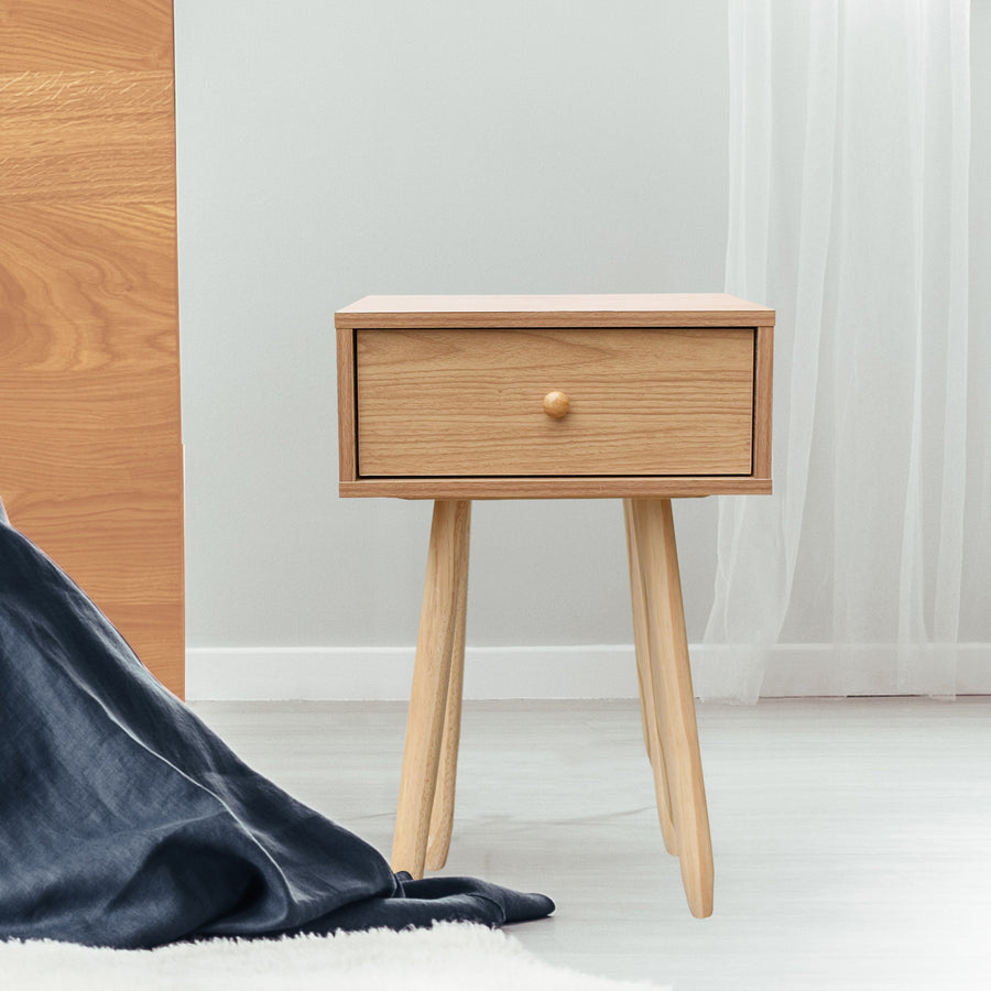 Bedside Table Drawers Nightstand Unit Cabinet Storage