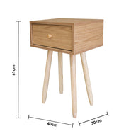 Bedside Table Drawers Nightstand Unit Cabinet Storage