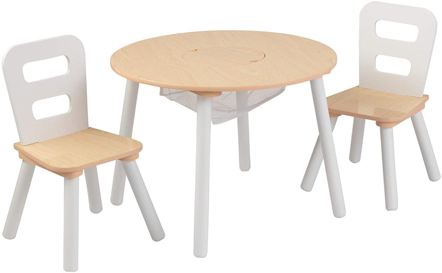 Round Table and 2 Chair Set