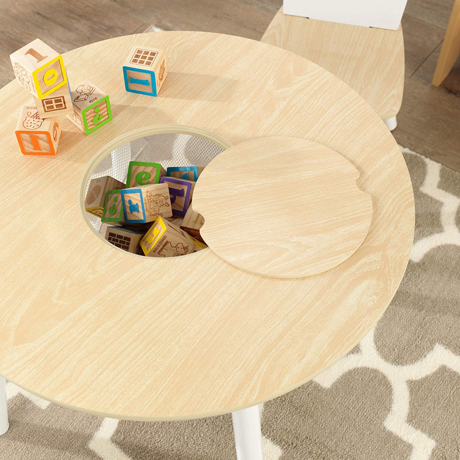 Round Table and 2 Chair Set