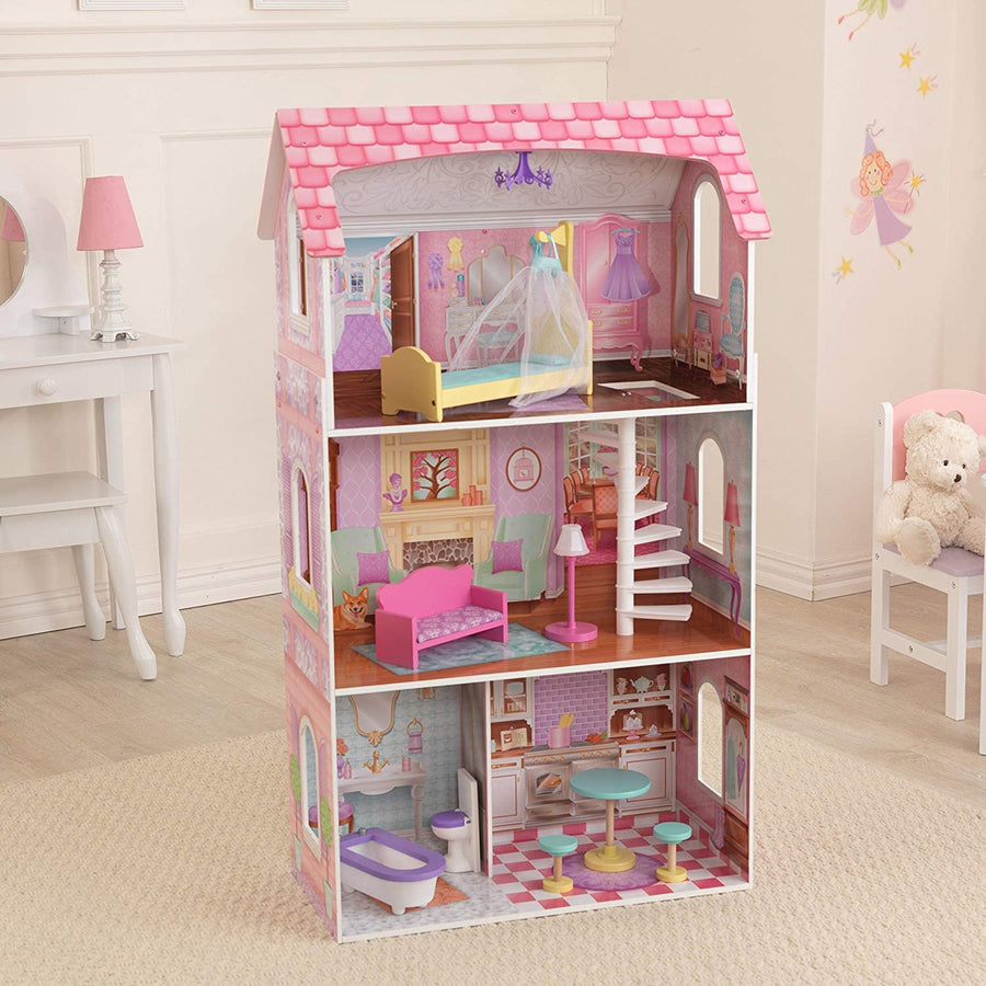 Dollhouse with Furniture for kids 110 x 65 x 33 cm