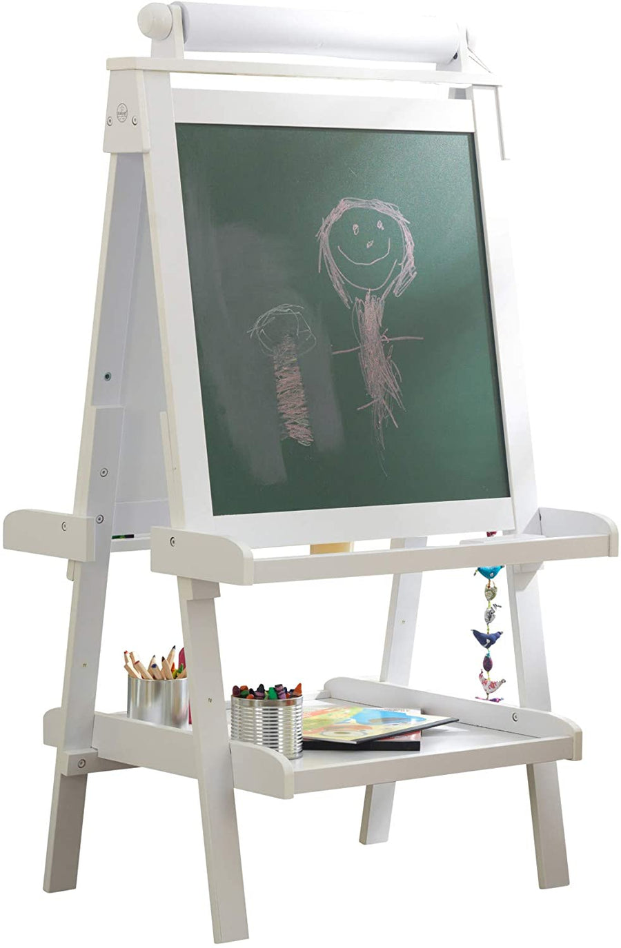 White Deluxe Wood Easel set for kids - SM Everyday Living