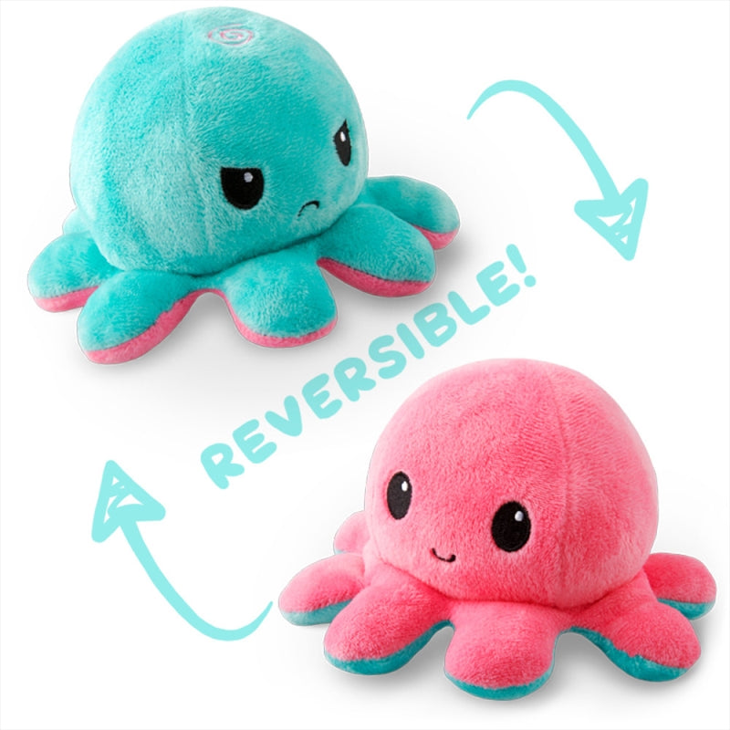 Reversible Plushie - Octopus Light Pink/Light Blue - SM Everyday Living
