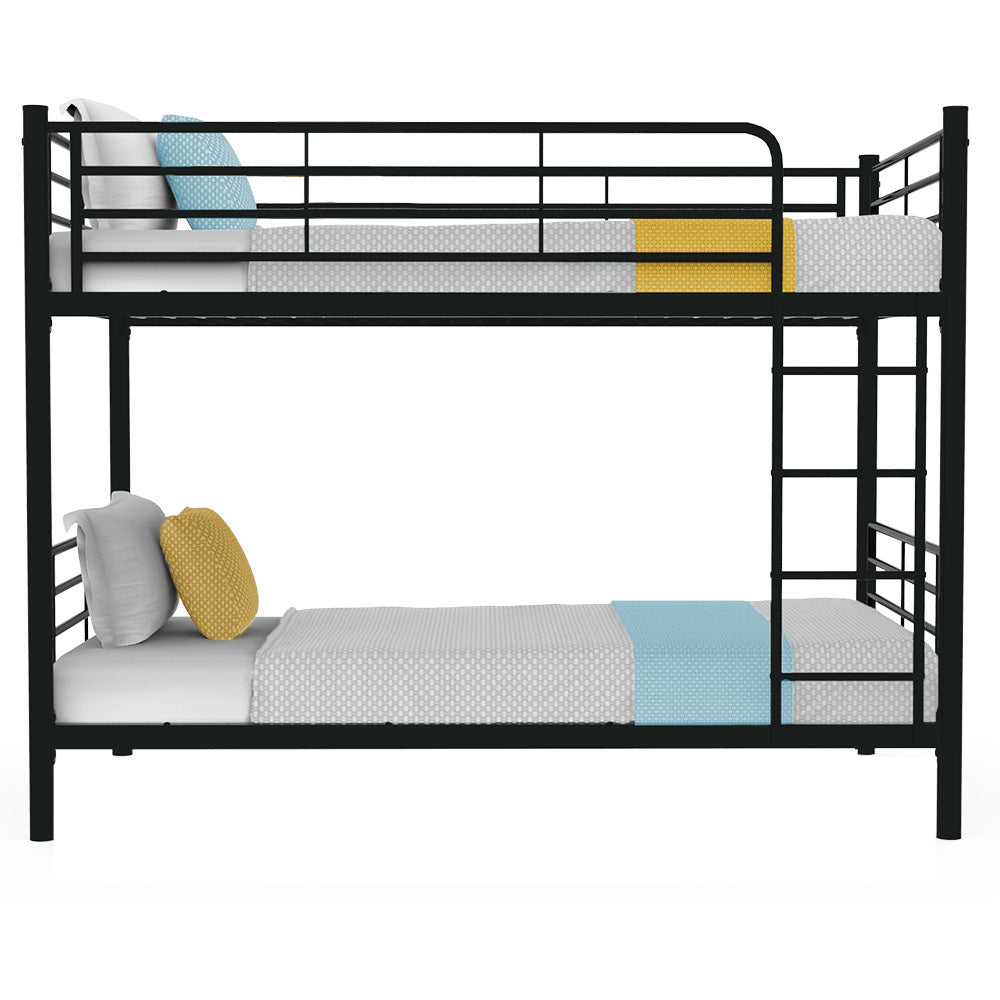 2in1 King Single Metal Bunk Bed Frame Grey