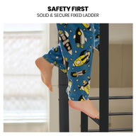 2in1 King Single Metal Bunk Bed Frame Grey