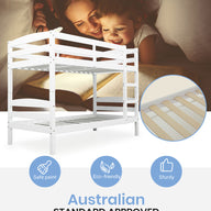 Bunk Bed Frame Single Wooden Wood