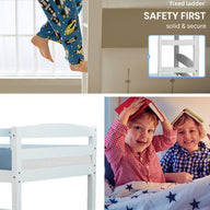 Bunk Bed Frame Single Wooden Wood