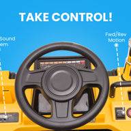 KIDS Electric Ride Toy Dump Truck - Yellow