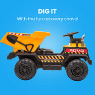 KIDS Electric Ride Toy Dump Truck - Yellow