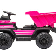 Kids Electric Ride On Dump Truck - Pink