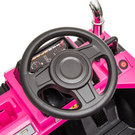 Kids Electric Ride On Dump Truck - Pink