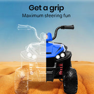 KIDS Electric Ride On ATV Quad Bike- Black and Blue