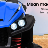 KIDS Electric Ride On ATV Quad Bike- Black and Blue