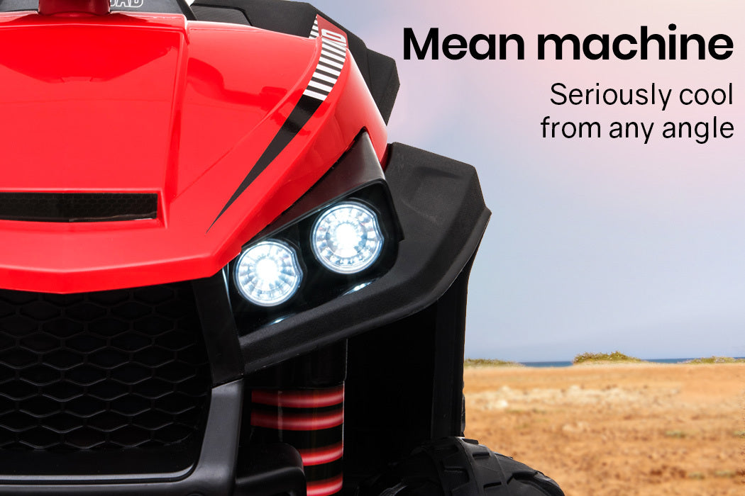 KIDS Electric Ride On ATV Quad Bike Red and Black