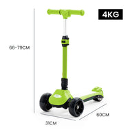 Kids 3-Wheel Electric Scooter Green