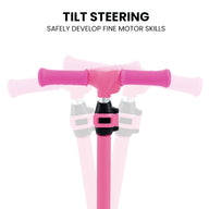 Kids 3-Wheel Electric Scooter  Pink