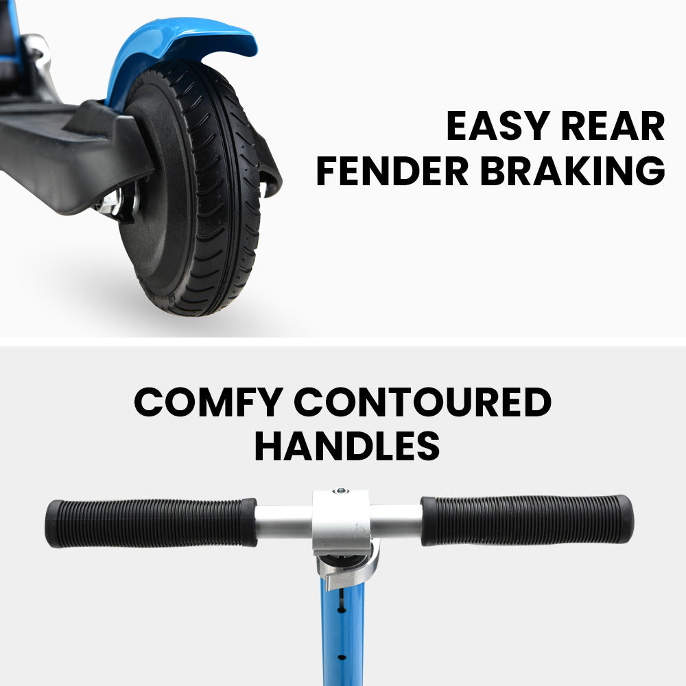 KIDS Electric Scooter  E-Scooter 125W Rechargeable, Blue