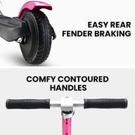 KIDS Electric Scooter  E-Scooter 125W Rechargeable, Pink