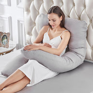 Pregnancy/Maternity/Nursing Pillow with Pillowcase (Grey)
