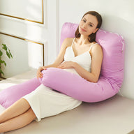 Pregnancy/Maternity/Nursing Pillow with Pillowcase (Purple)