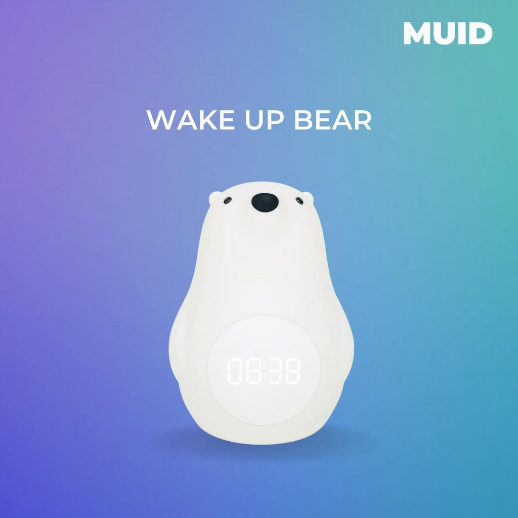 Muid Wake Up Bear White HM-105-MUID
