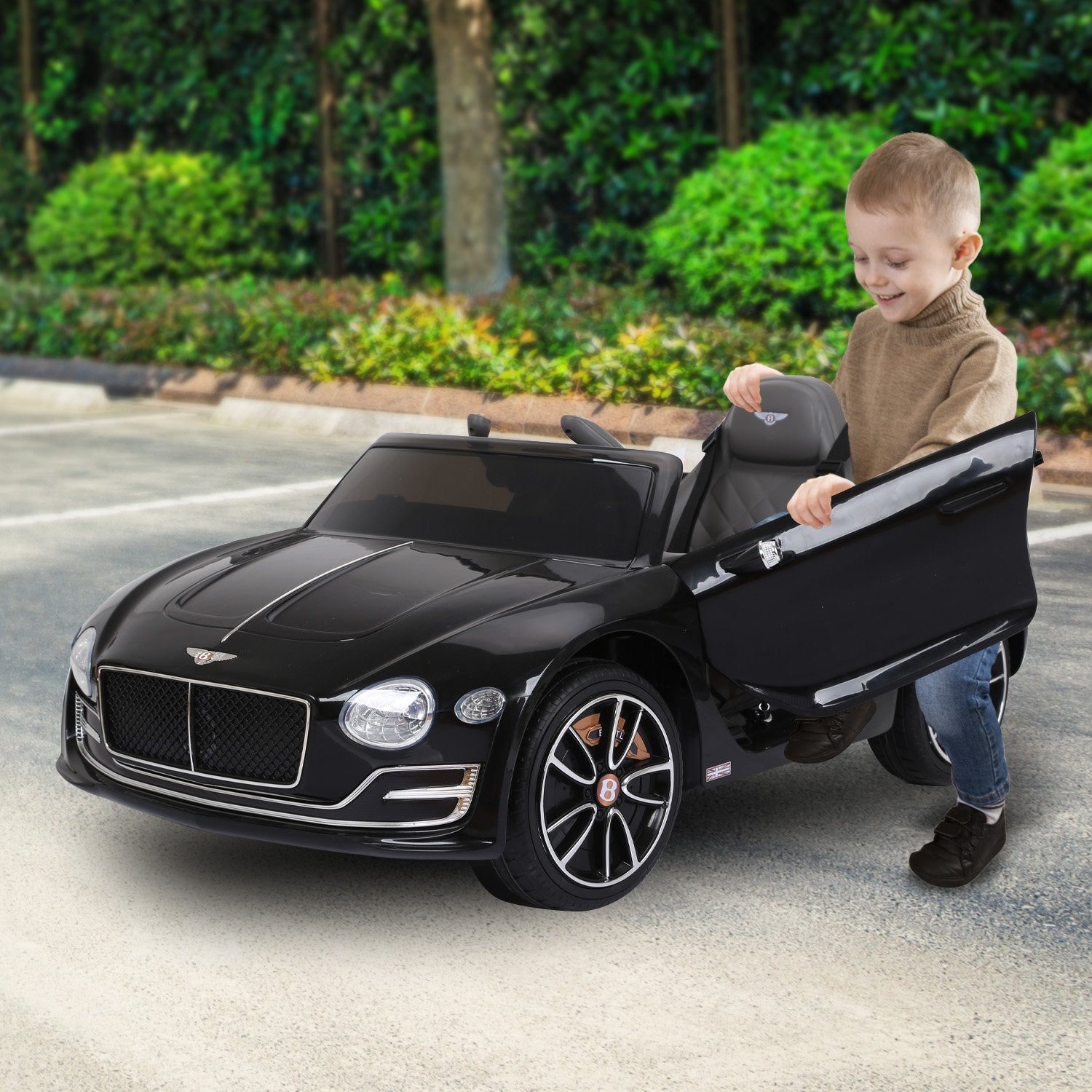 Bentley Speed 6E Electric Kids Ride On Car Black