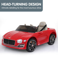 Bentley  6E Licensed Kids Ride On Electric Car Remote Control - Red