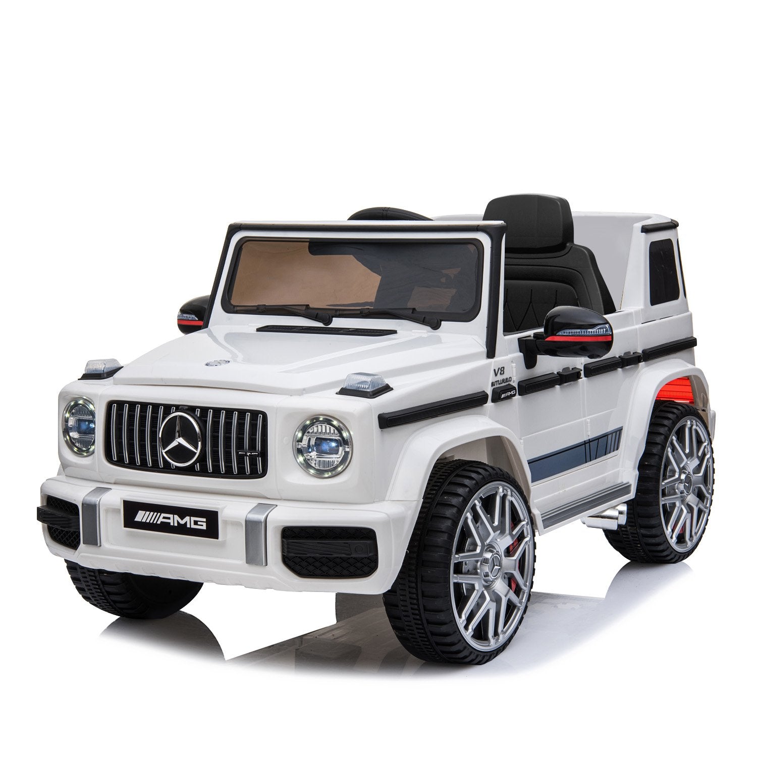 Mercedes Benz AMG G63 Kids Ride On Electric Car - White