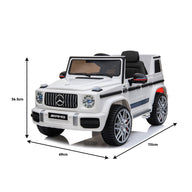 Mercedes Benz AMG G63 Kids Ride On Electric Car - White