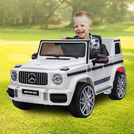 Mercedes Benz AMG G63 Kids Ride On Electric Car - White