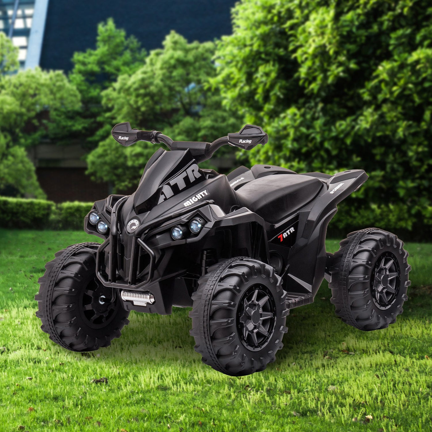 Kids Electric Ride On Quad Bike Toy ATV 50W - Black