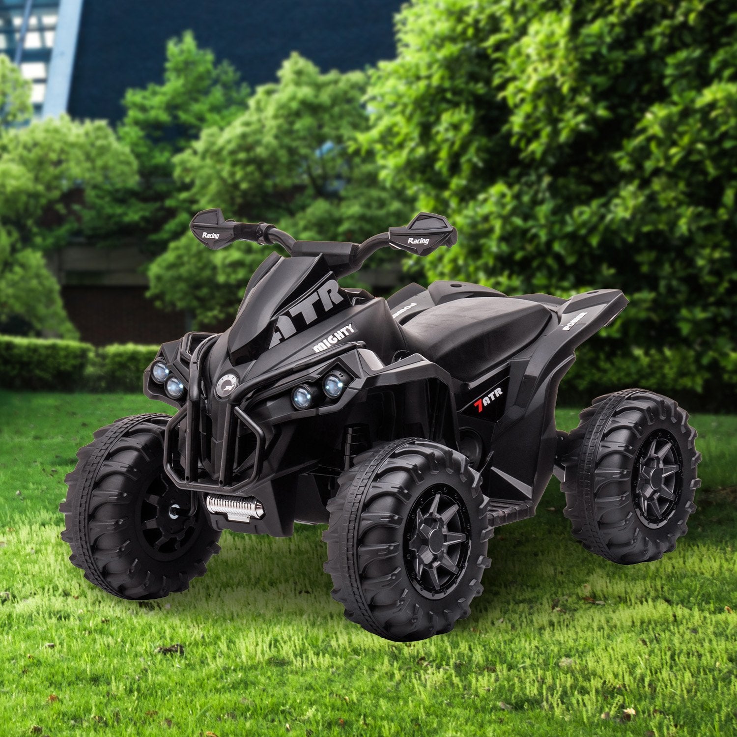 Kids Electric Ride On Quad Bike Toy ATV 50W - Black