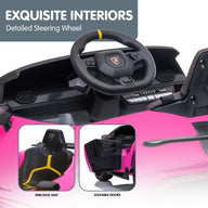 Kahuna Lamborghini  Electric Ride On Car  - Pink
