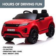 Land Rover Electric Ride On Car Remote Control - Red